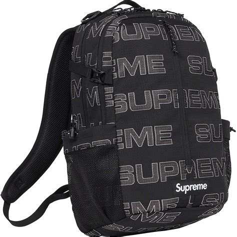 supreme fw21 black backpack.